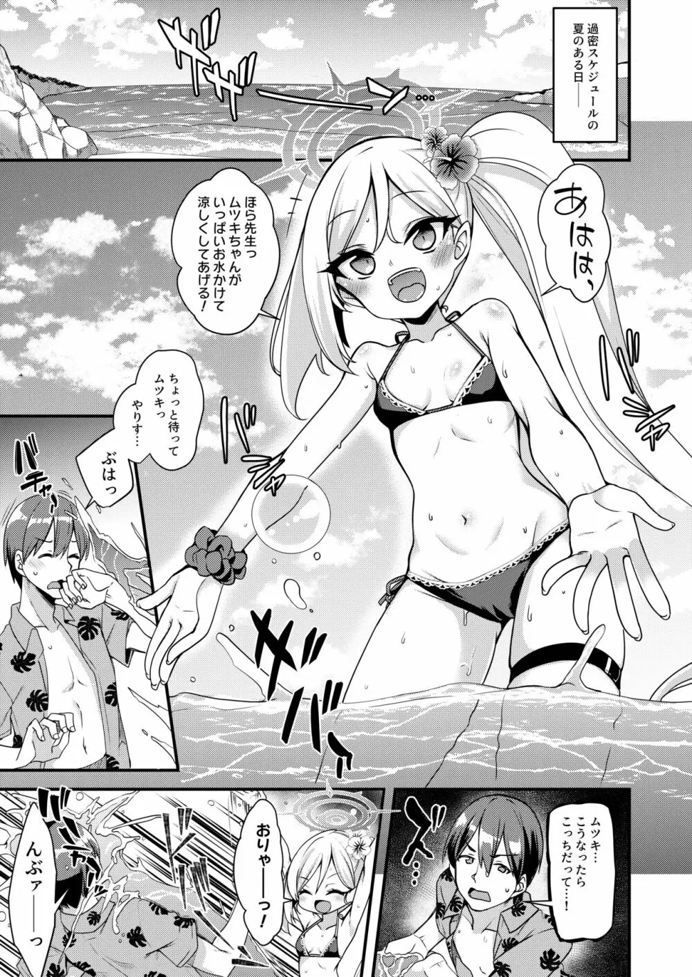 海と水着と小悪魔と Page.2