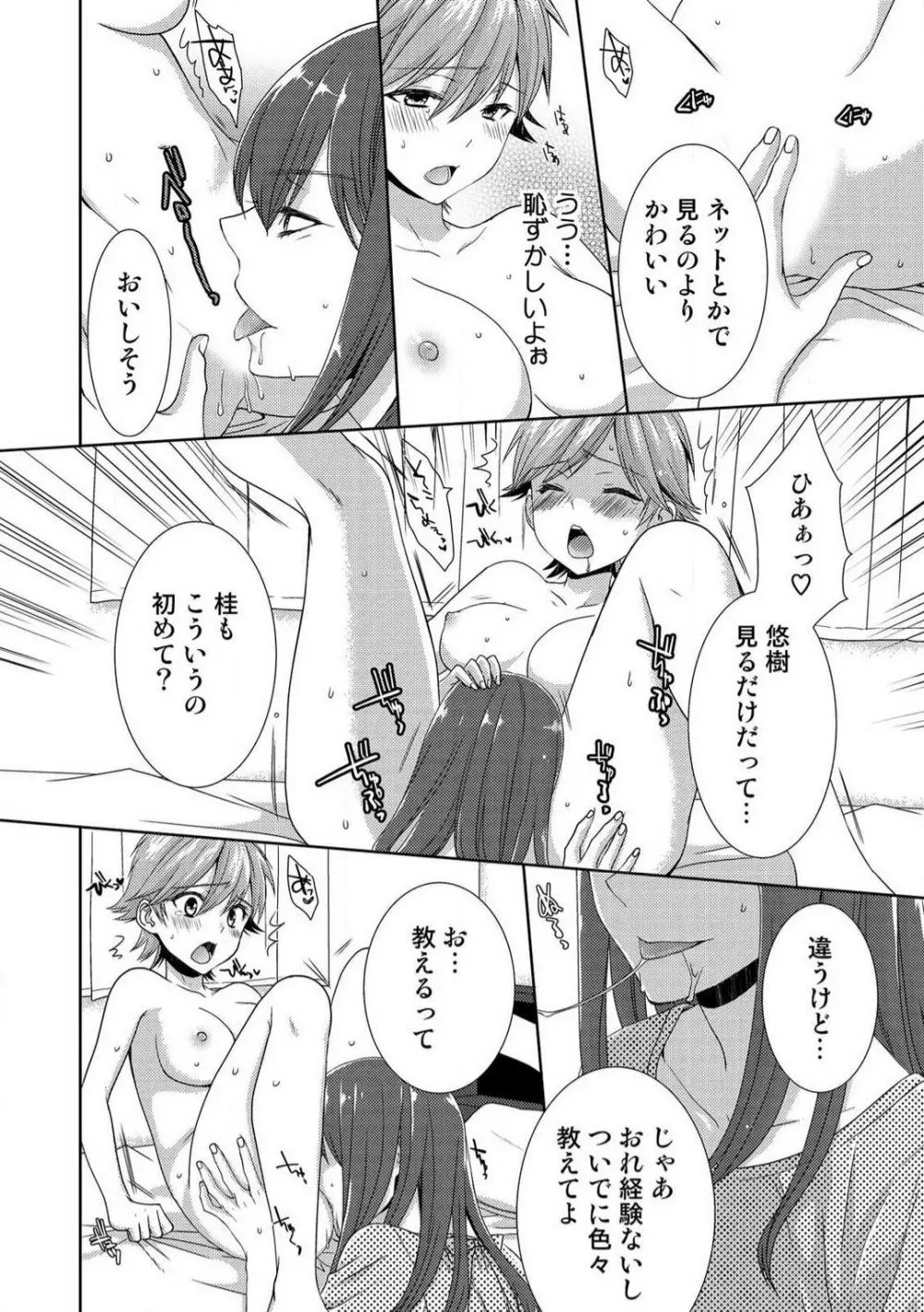 今日から女、はじめました。〜兄と親友に毎日奥まで〜 1-10 Page.259