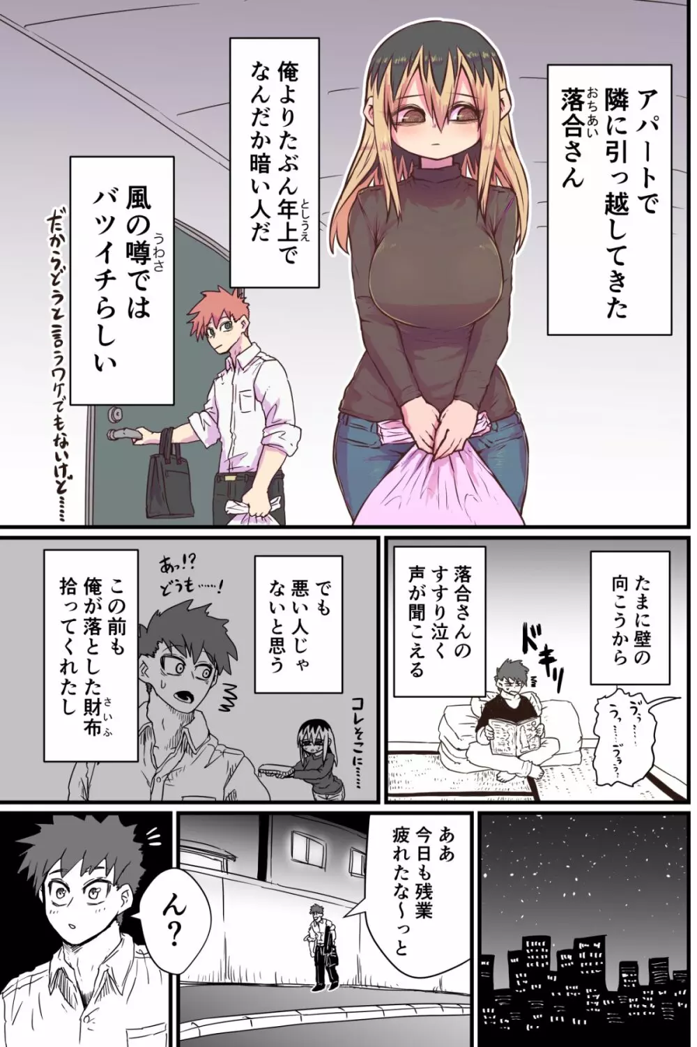 バツイチで泣き虫なおとなりさん Page.2