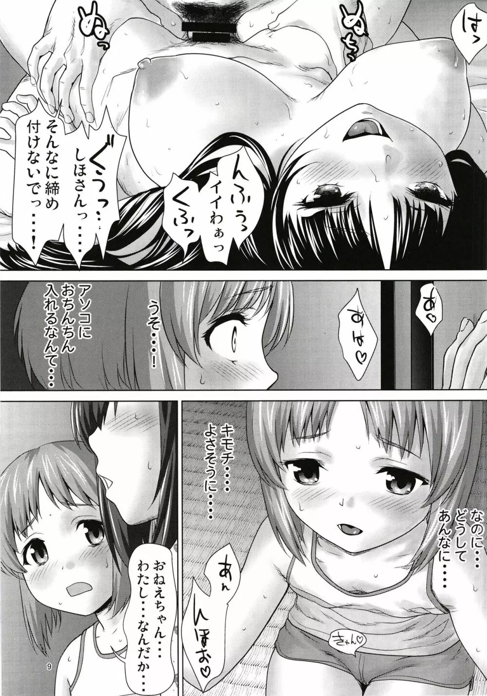 西住家の秘め遊び Page.9