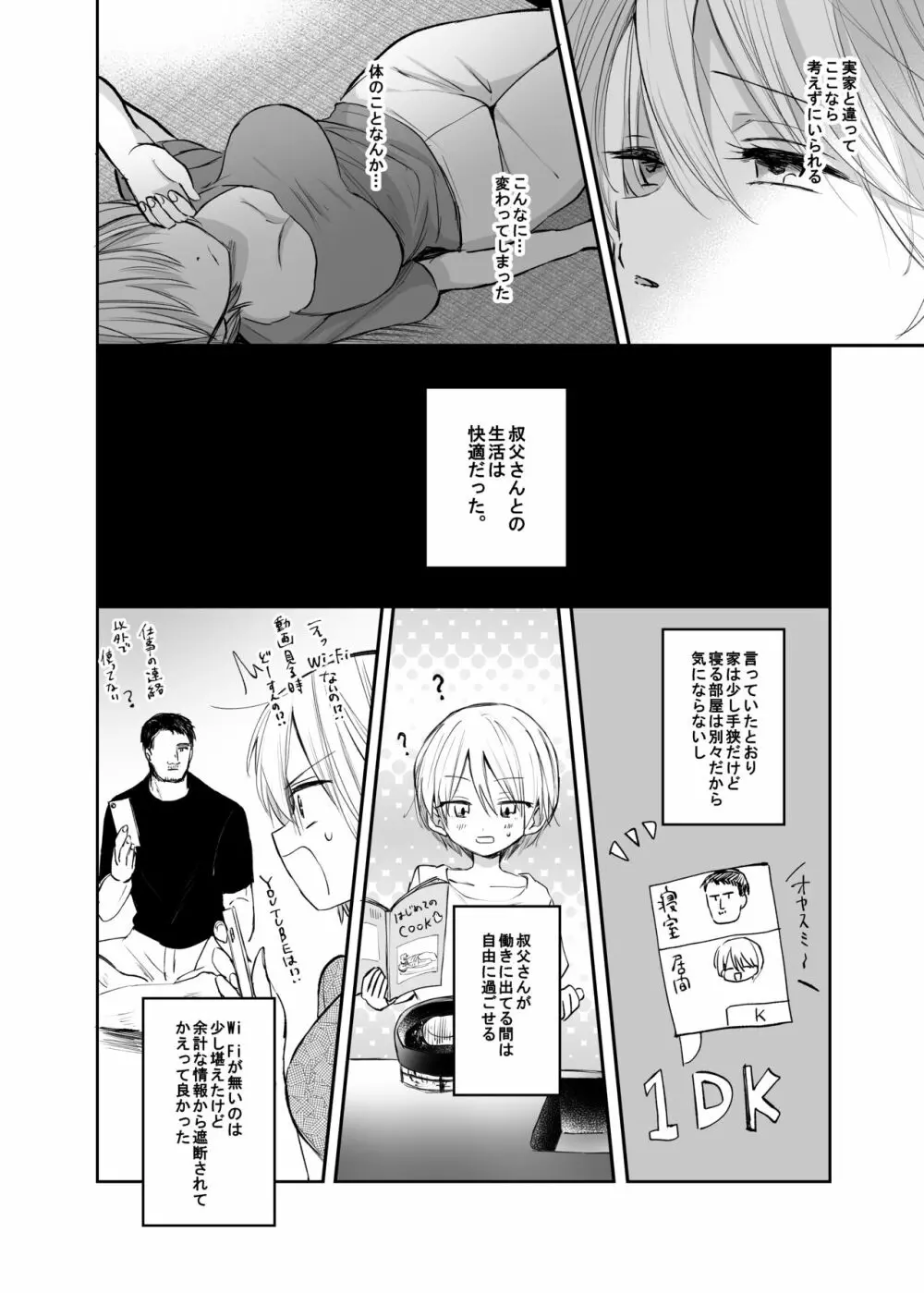 女体化した俺は、叔父さんに… Page.10