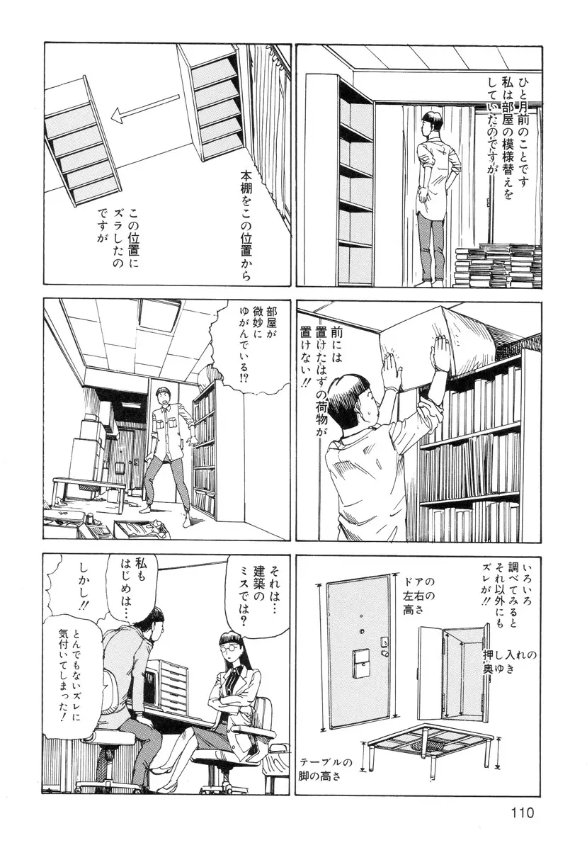 穴、文字、血液などが現れる漫画 Page.112