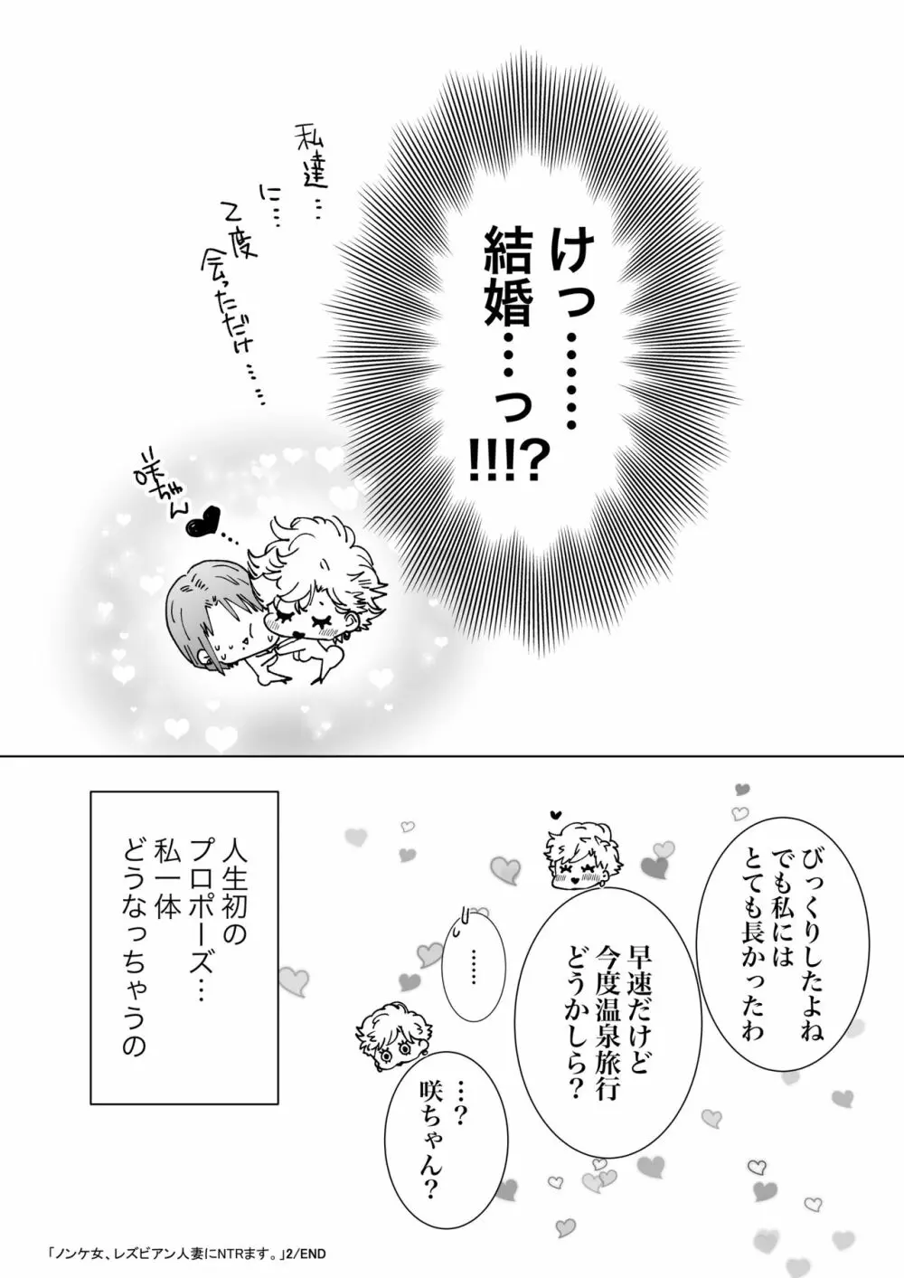 ノンケ女、レズビアン人妻にNTRます。2 Page.88