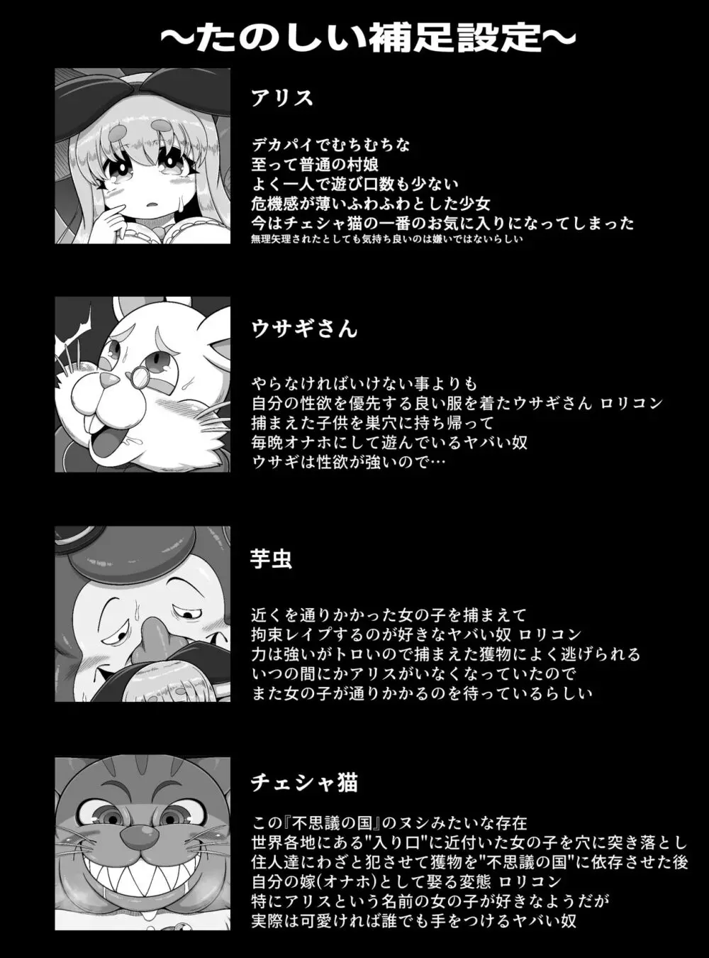 不思議の国でアリスが犯されるだけの漫画 Page.31