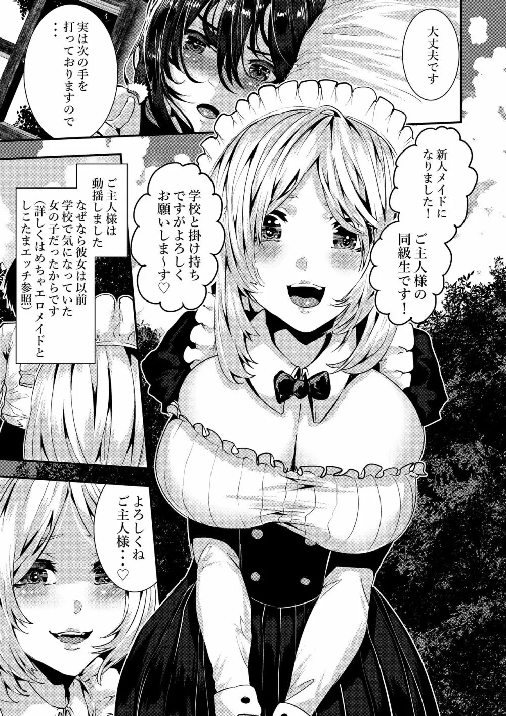 デレデレメイドとツンデレメイドと淫乱メイドとしこたまえっち Page.10