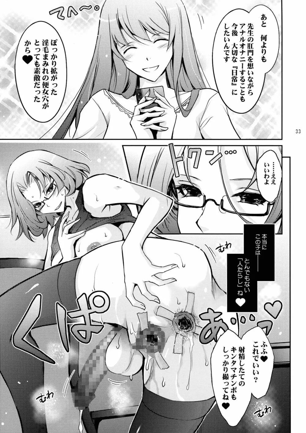 淫猥性癖全肯定クリニック 肛穴口淫科 Page.33