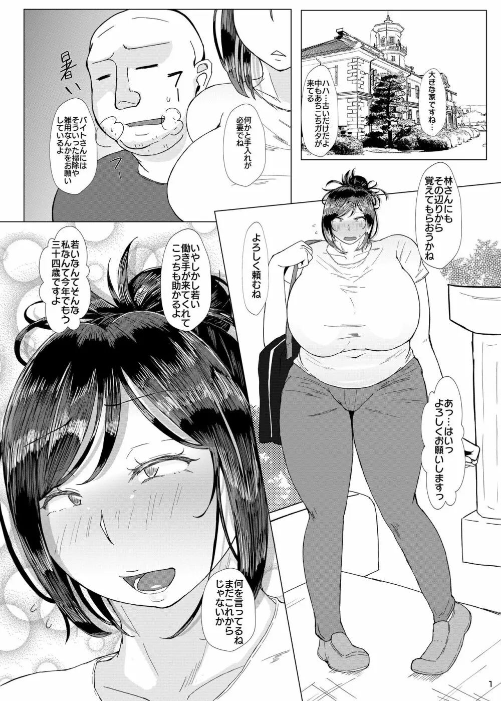 ケツ毛妻30代のデカクリ開発アナルゼリー排泄本 Page.2