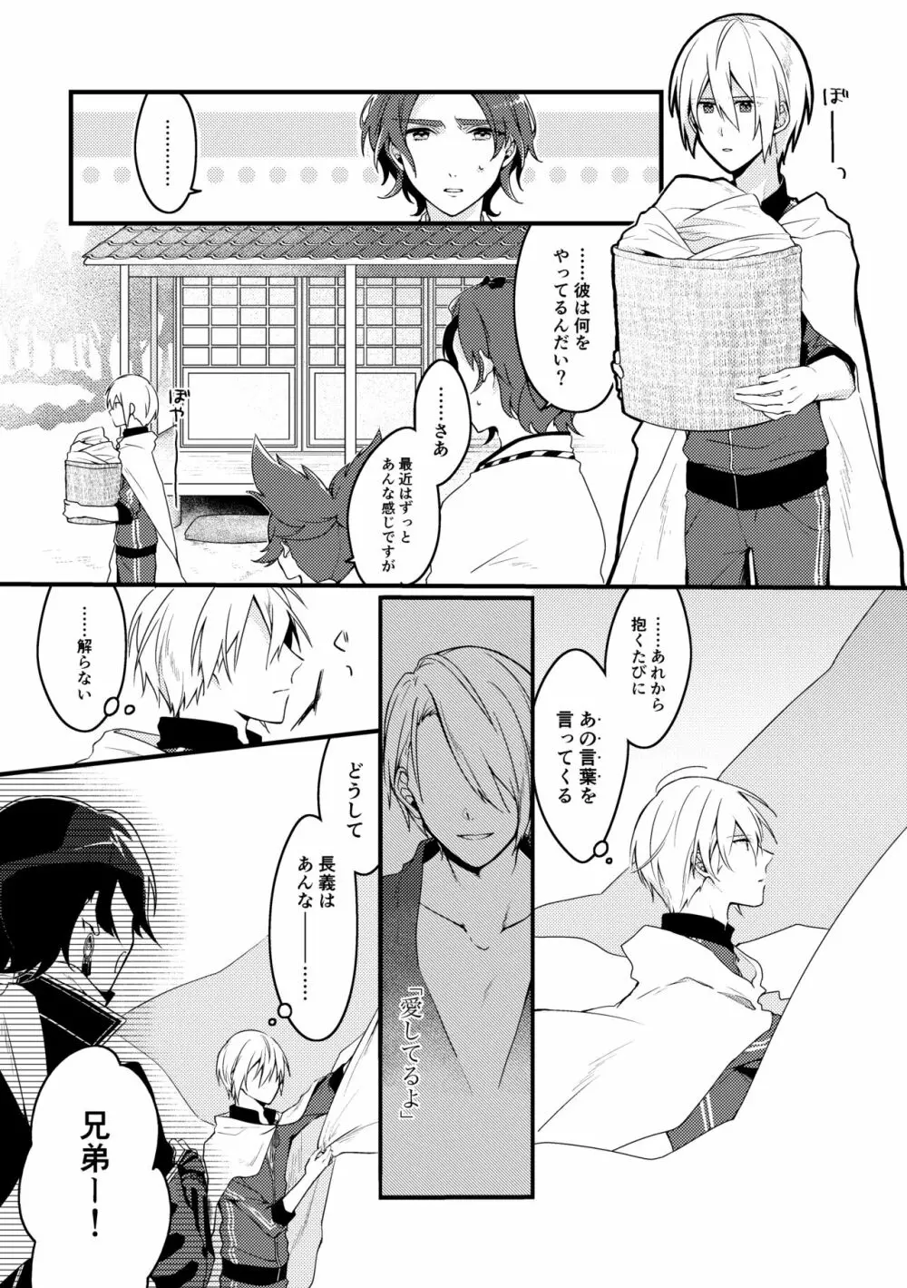 【web再録】君に写せる月影の【ちょぎくに/R-18】 Page.5