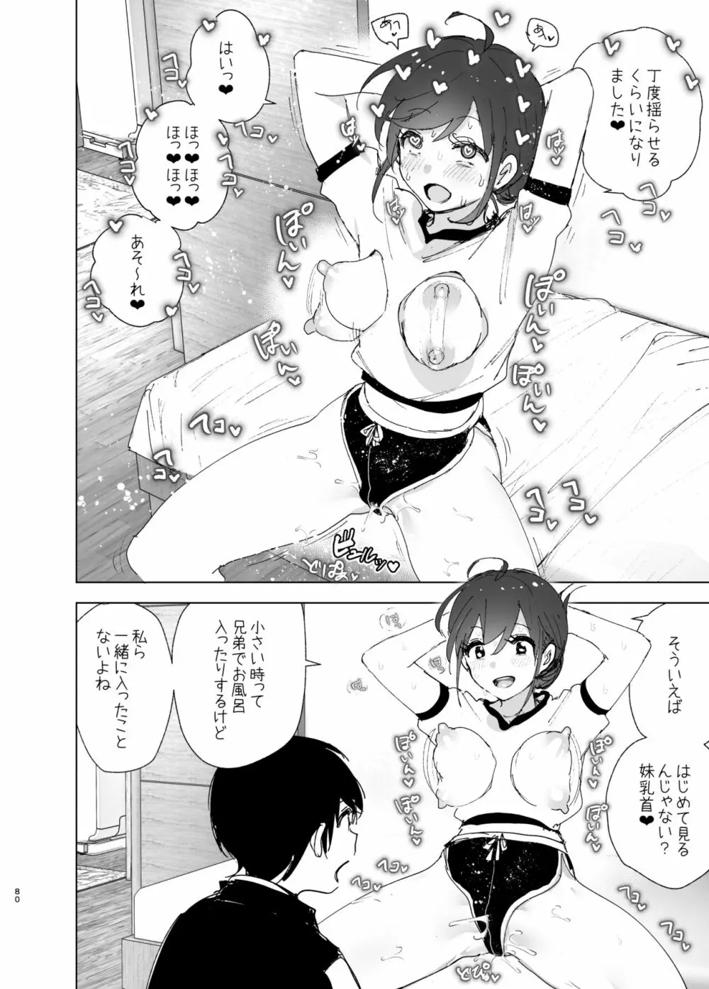 [すぺ (なかに)] 兄(おにいちゃん)のことが大好き!!な妹の話 [DL版] Page.79