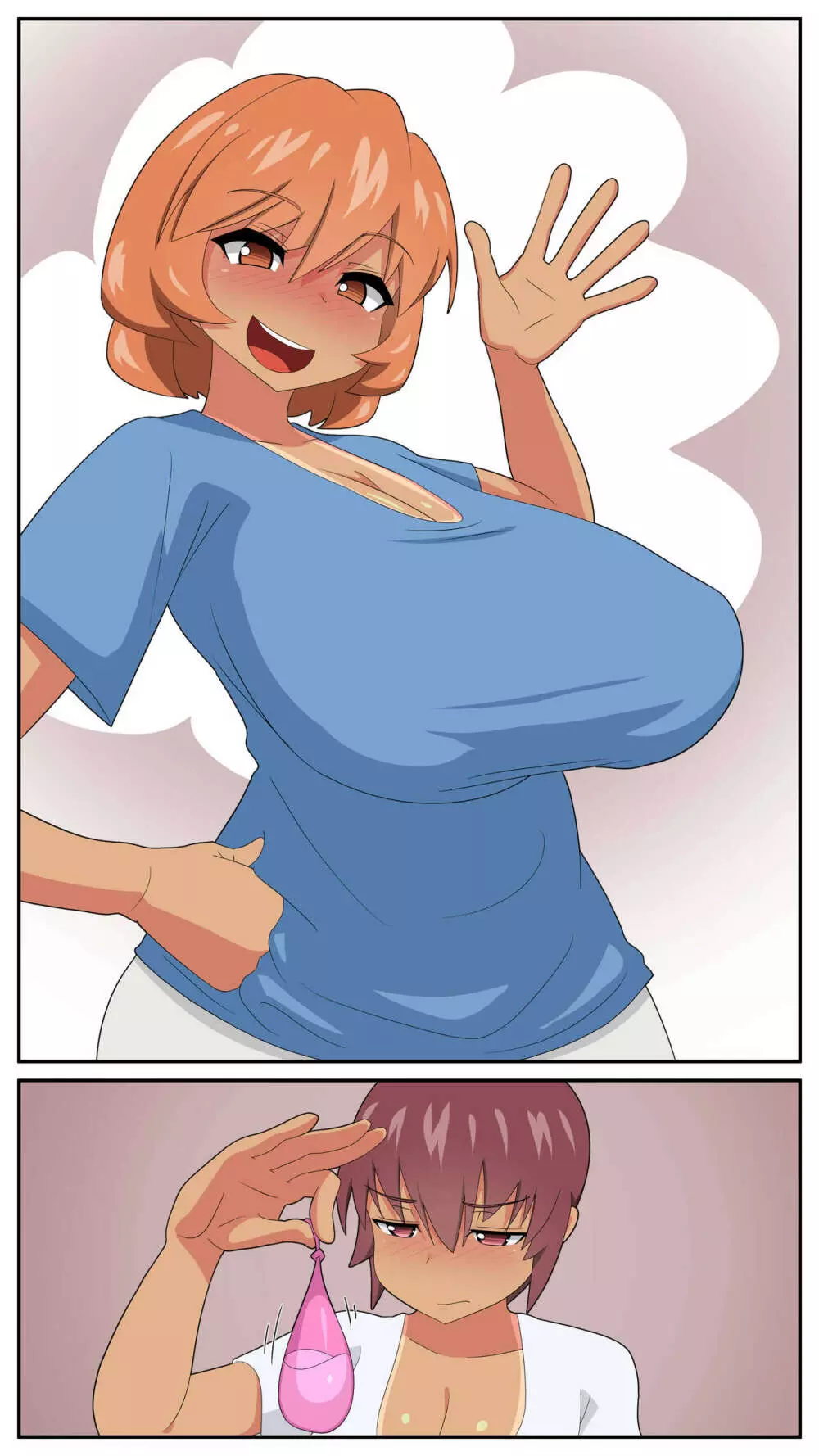 ふたなり義母と息子の嫁、ハメる。3 Page.343