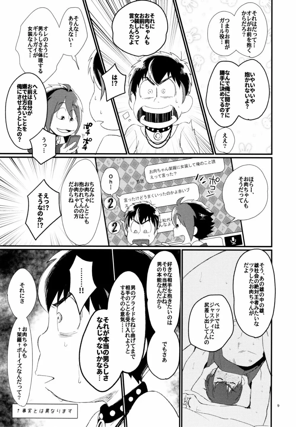 ＯＳＯが架羅の痛さを封印し童貞を卒業する本。 Page.9