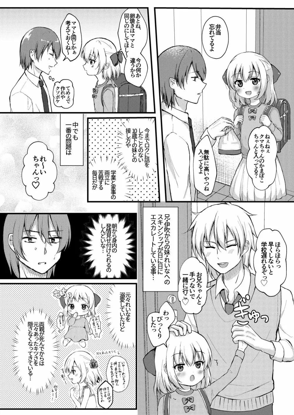 諸般の事情で妹レイプしてみた。 Page.4