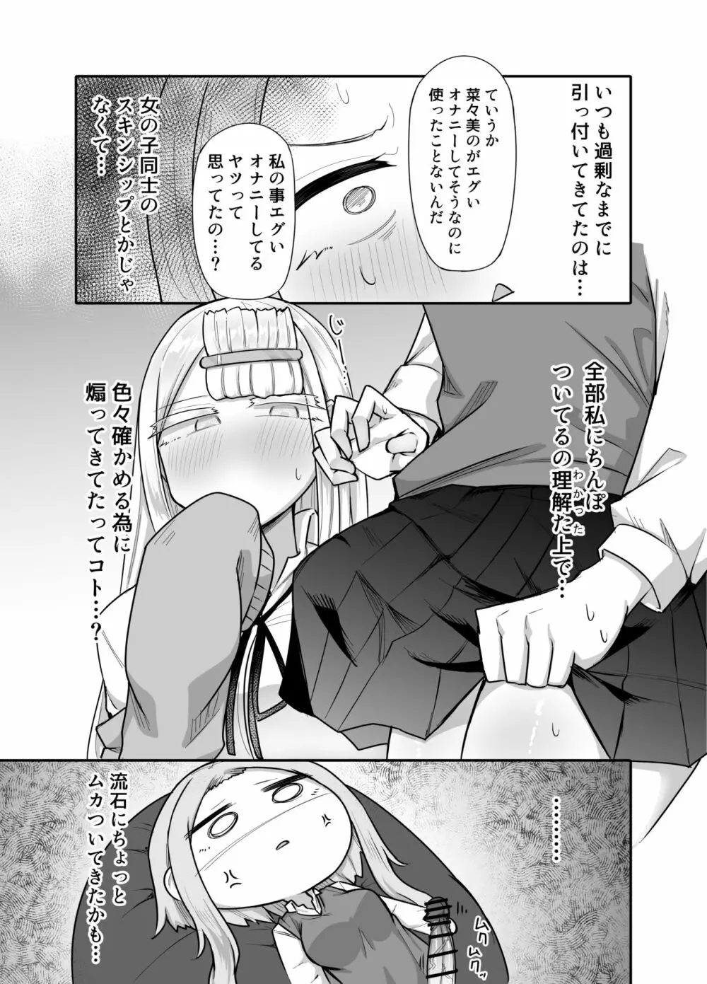 ふたなりな事が友人にバレていて… Page.28