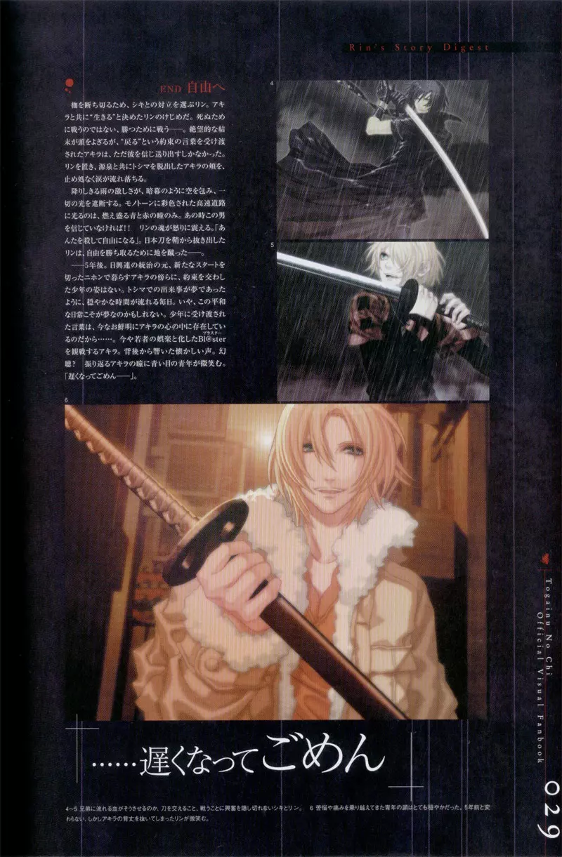 Togainu no chi - Official Visual Fan Book Page.30