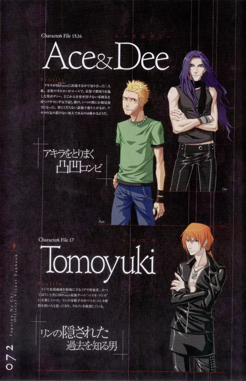 Togainu no chi - Official Visual Fan Book Page.73