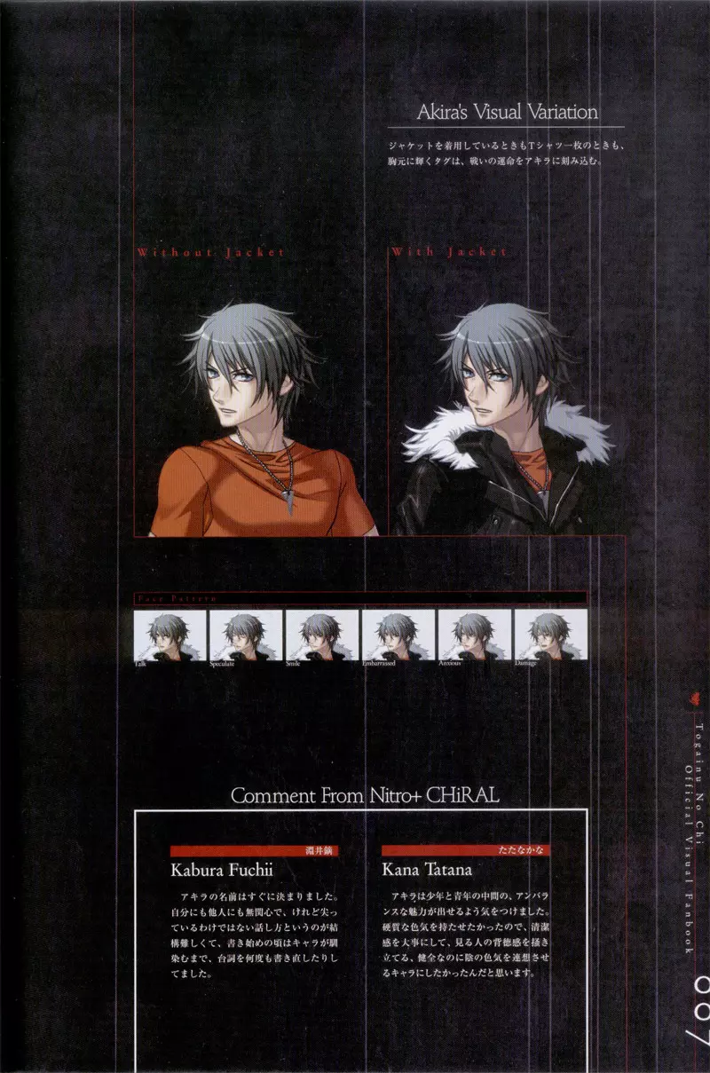 Togainu no chi - Official Visual Fan Book Page.8