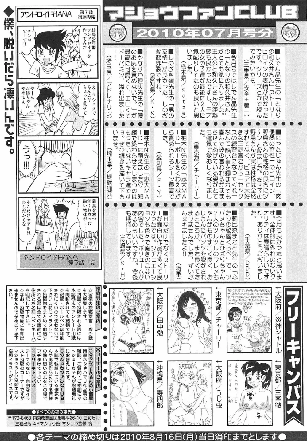 コミック・マショウ 2010年9月号 Page.256