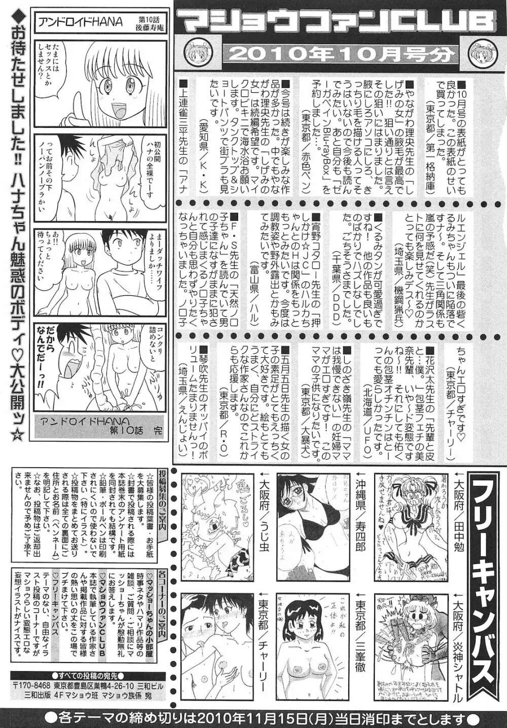 コミック・マショウ 2010年12月号 Page.256