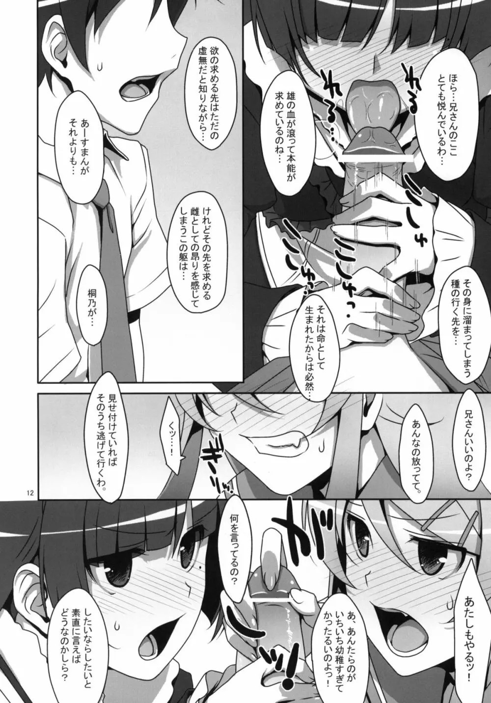 黒猫と妹にケンカするほど愛されて眠れない本 Page.11