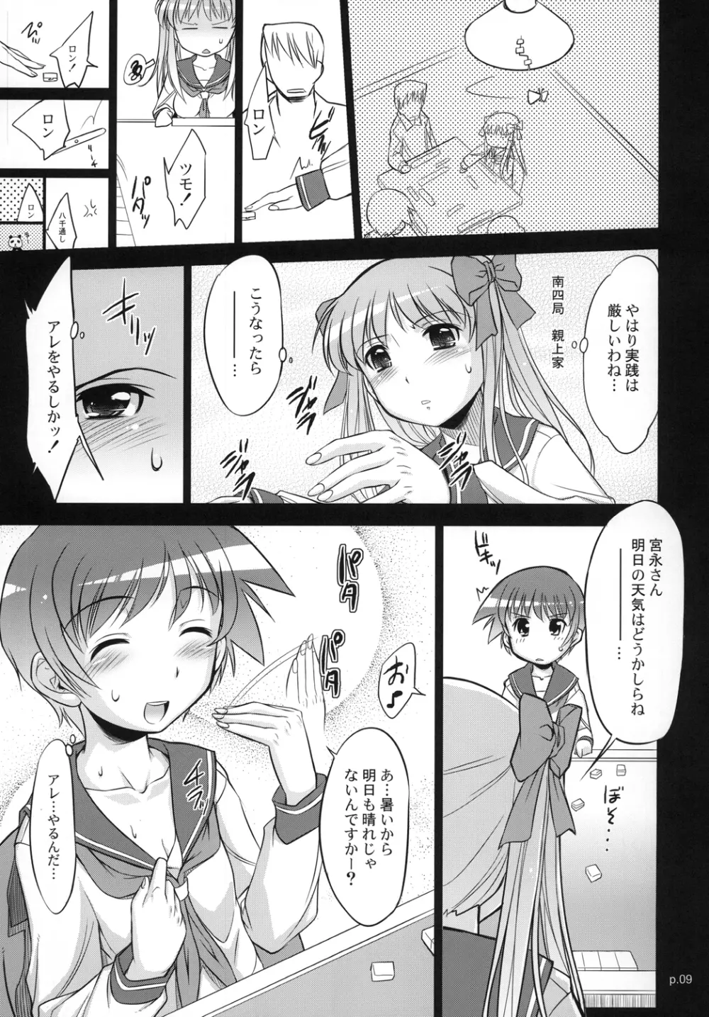 アサだ！テツヤだ！麻雀大会 Page.8