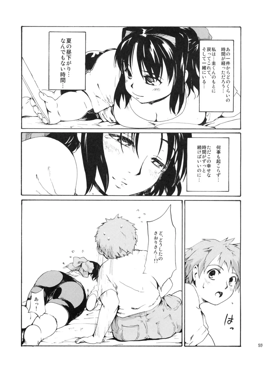 (C79) [PARANOIA CAT (藤原俊一)] 憧れの女 -秘密の一週間- #6 Page.54