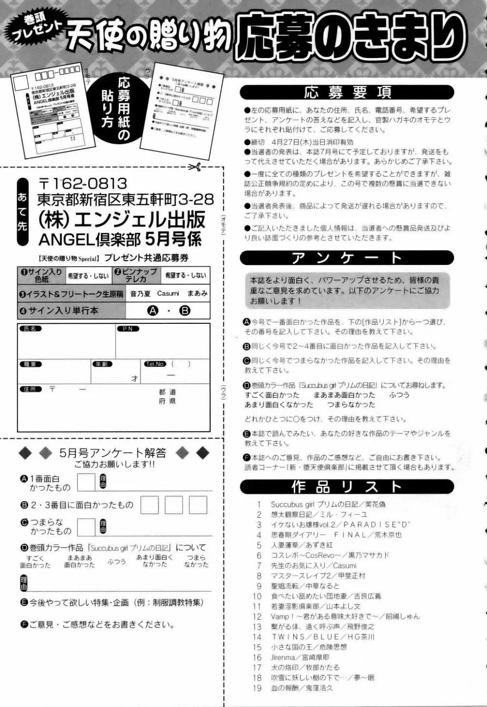 ANGEL 倶楽部 2006年5月号 Page.422