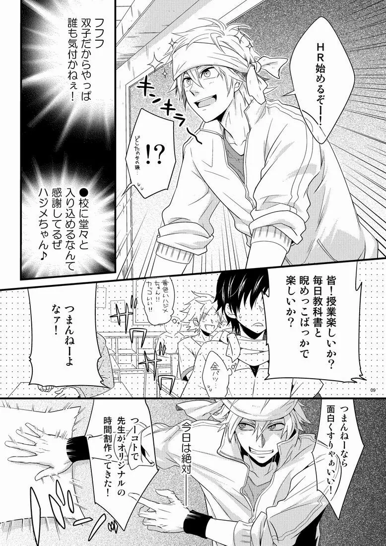 ハジメ先生とオトナの保健体育。 Page.8