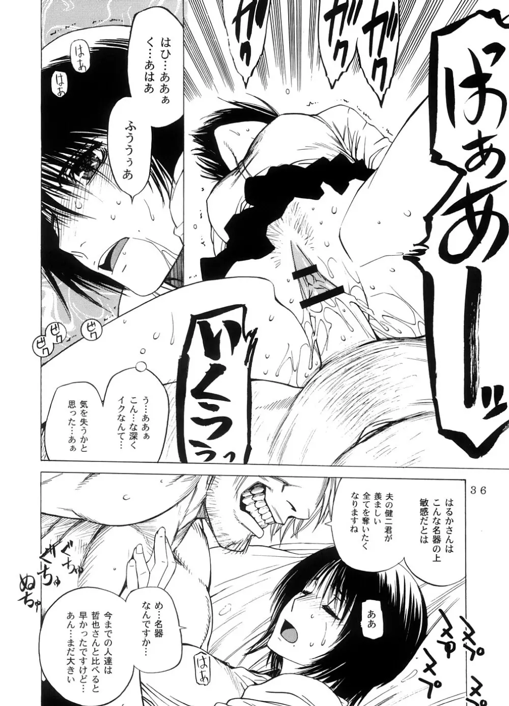 交差する雄と雌 -堕ちていくはるか- Page.35