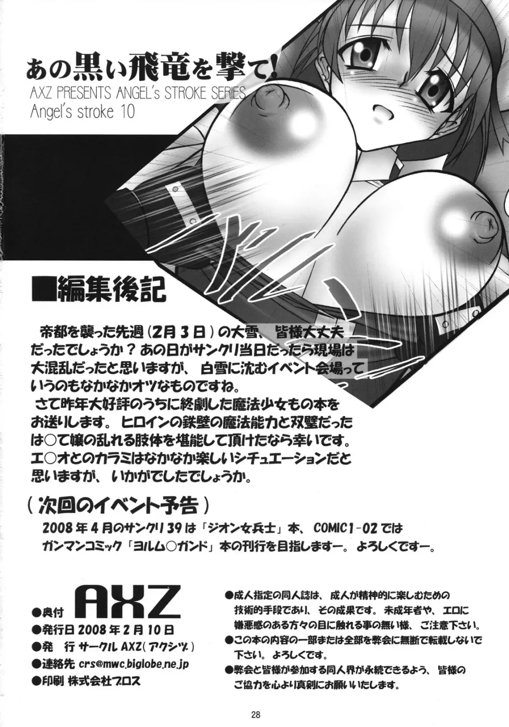 Angel's stroke 10 あの黒い飛竜を撃て! Page.29