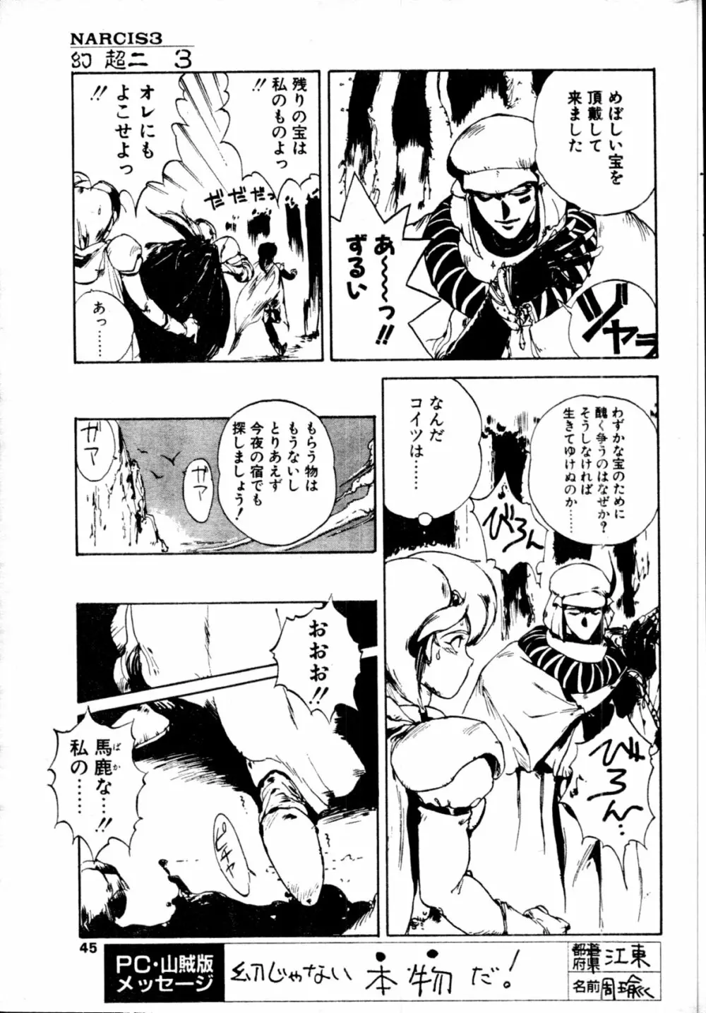 COMIC ペンギンクラブ山賊版 1991年12月号増刊 NARCIS3 幻超二&飛龍乱特集号 Page.44