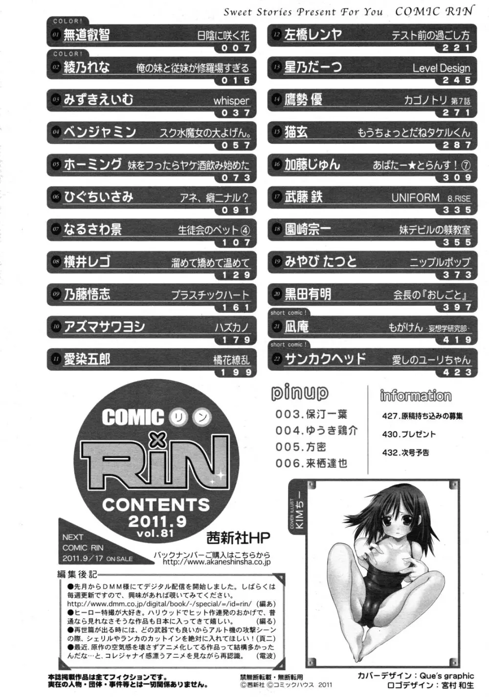 COMIC RiN 2011年9月号 Page.434