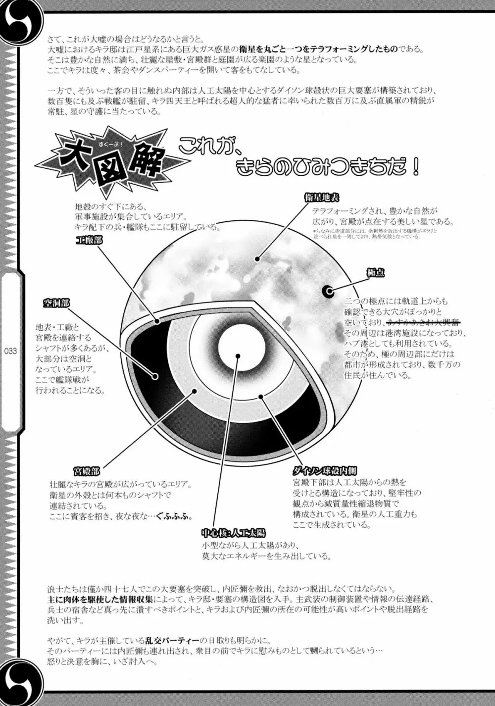 しじゅうしちのゆうきとつるぎ 47 braves&blades ～大嘘忠臣蔵～ ドキッ！女しかいない四十七士 VS キラ軍団 Page.33