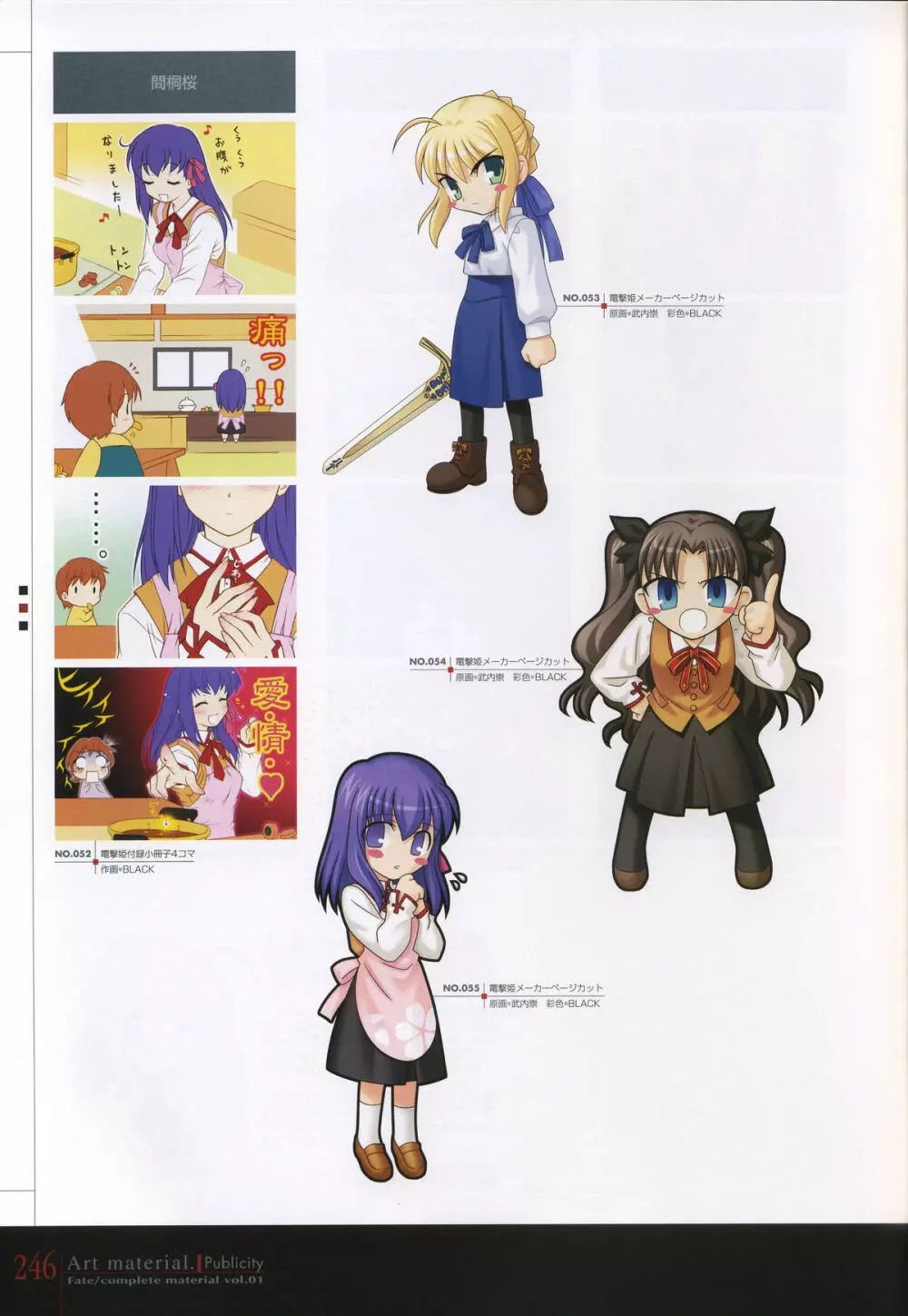 フェイト/コンプリートマテリアルⅠ アートマテリアル。 Page.251