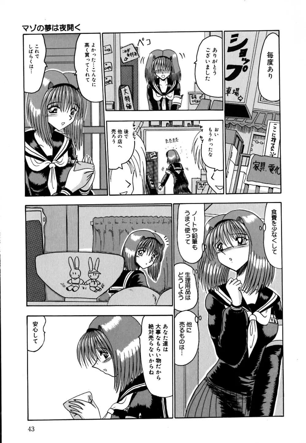 マゾの夢は夜開く Page.44