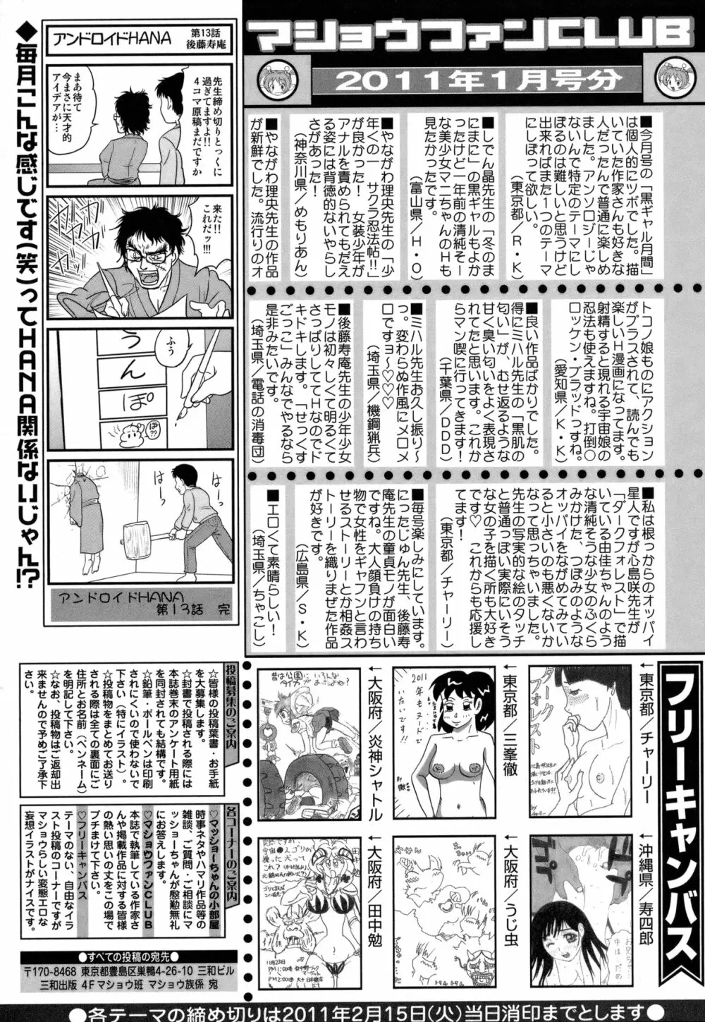 コミック・マショウ 2011年3月号 Page.256