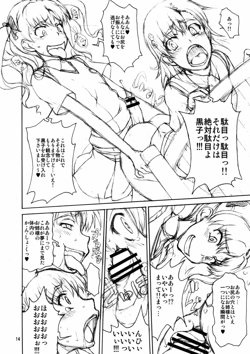 お姉様完全肛略裏写真帳 Page.14