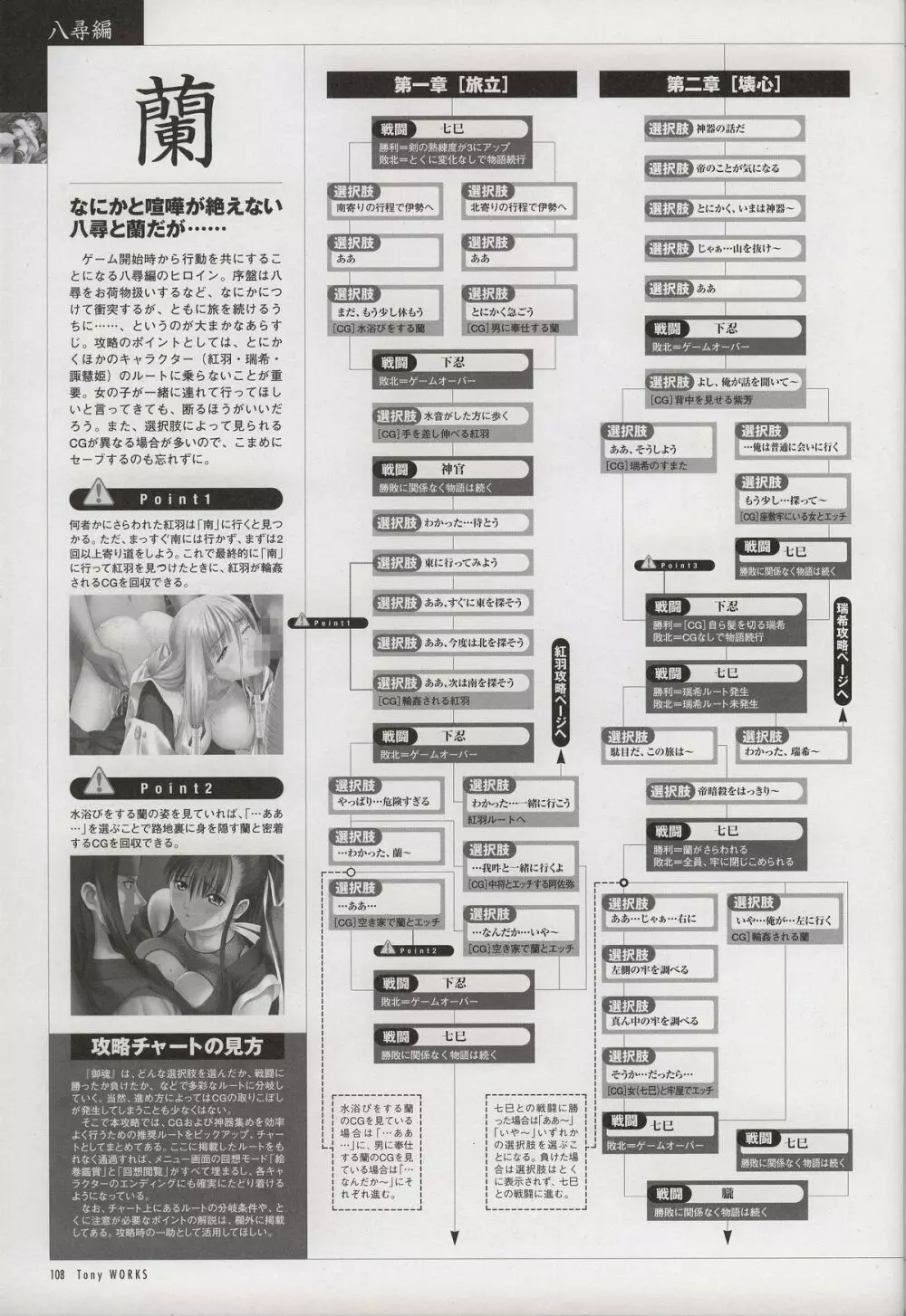 Tony WORKS 御魂～忍～／ARCANA～光と闇のエクスタシス～二作品原画集 Page.113