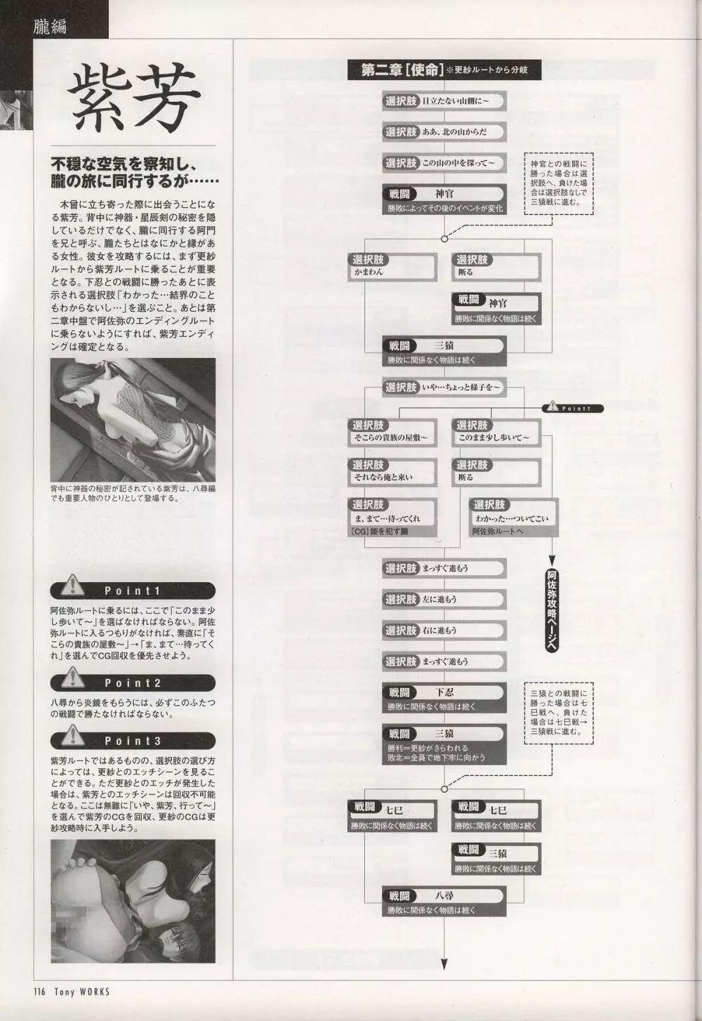 Tony WORKS 御魂～忍～／ARCANA～光と闇のエクスタシス～二作品原画集 Page.121