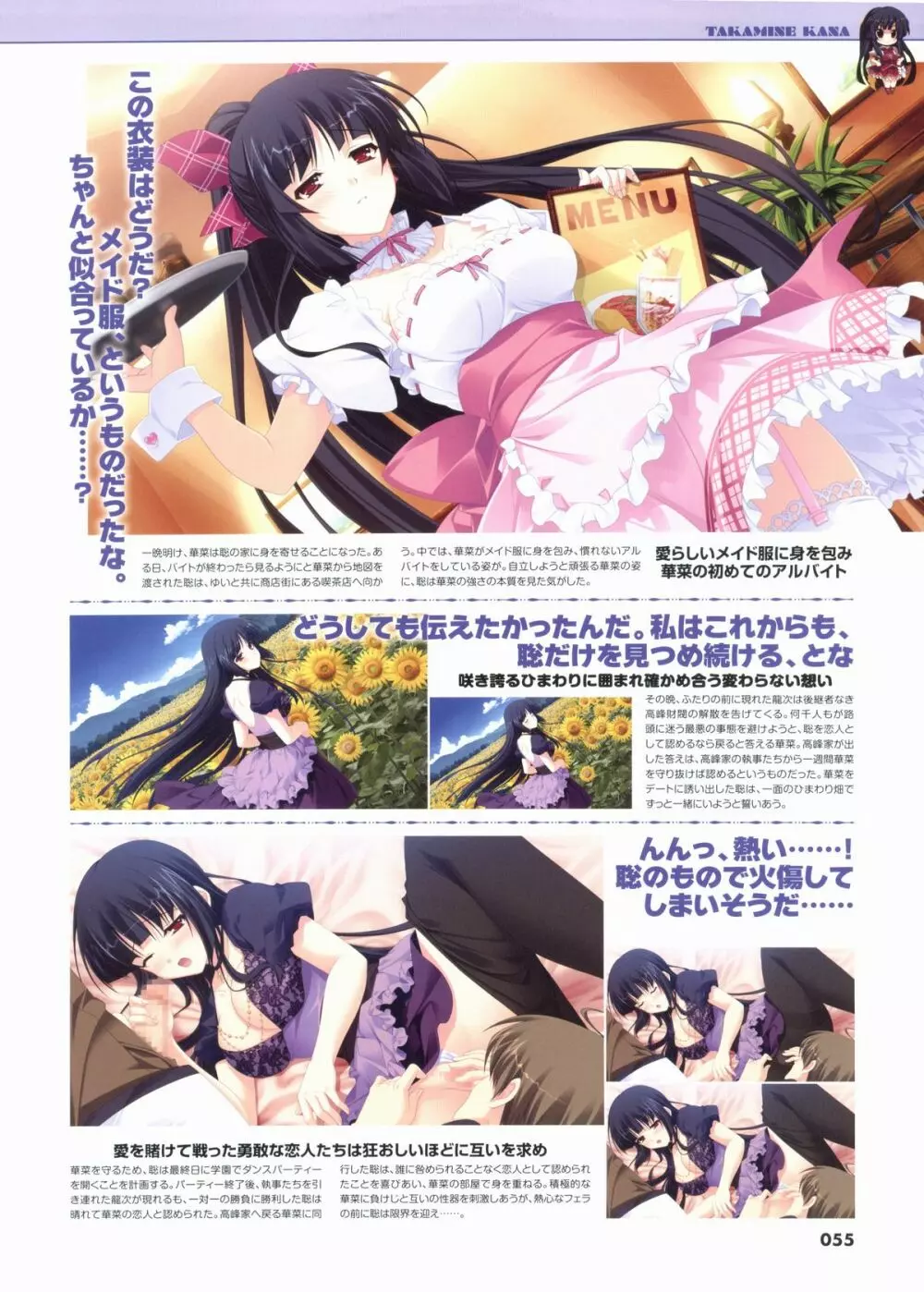 君を仰ぎ乙女は姫にビジュアルファンブック Page.55