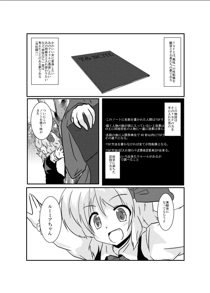 東方TS物語～ルーミア編～ Page.4