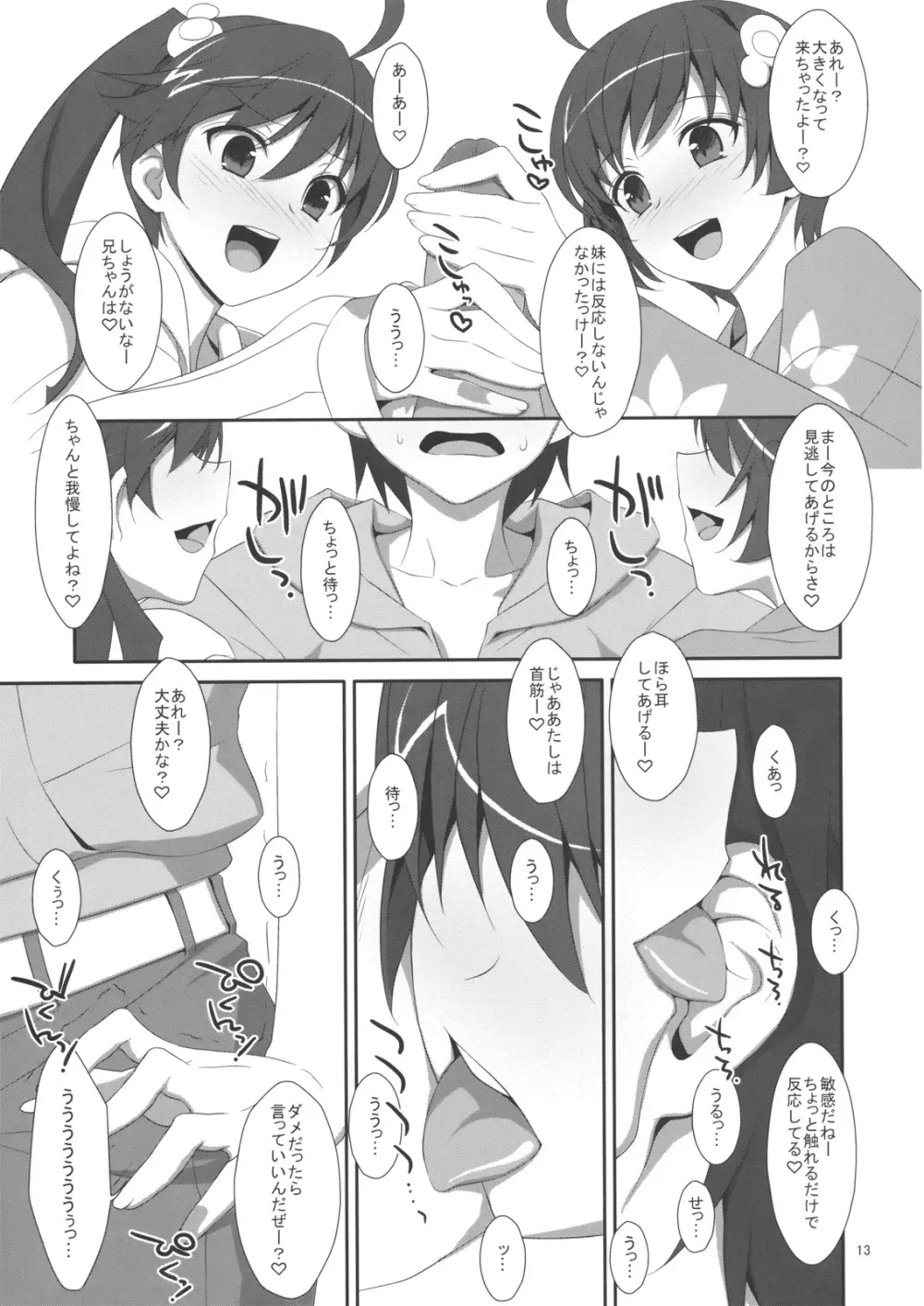 お兄ちゃんは妹に欲情したりしないよねっ？ Page.12