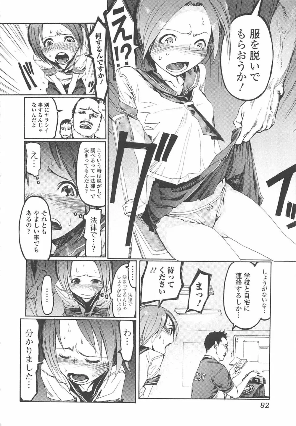 自発あるいは強制羞恥 Page.83