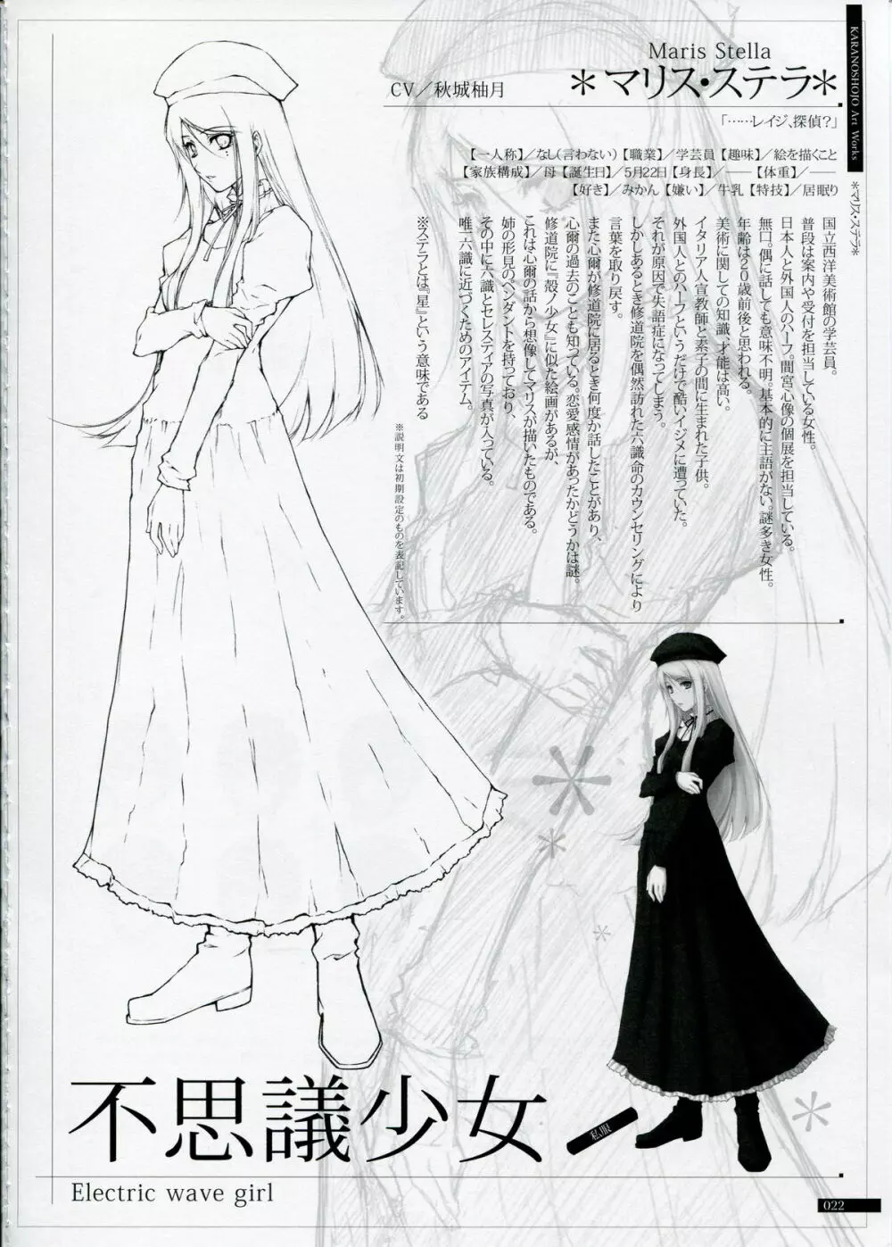 SHEOL KARANOSHOJO Art Work Page.22