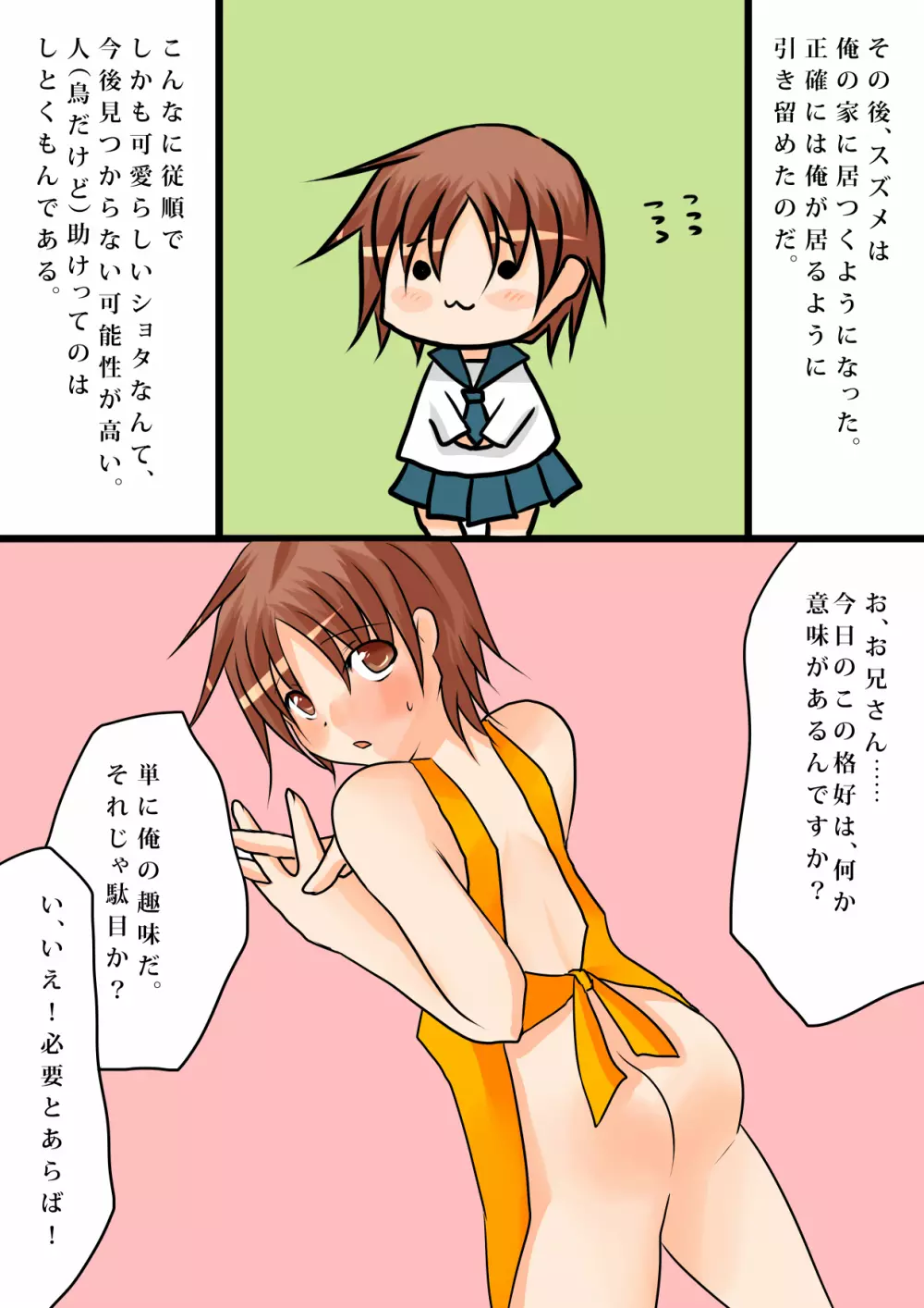 雀の恩返し～拾った雀は男の娘～ Page.13