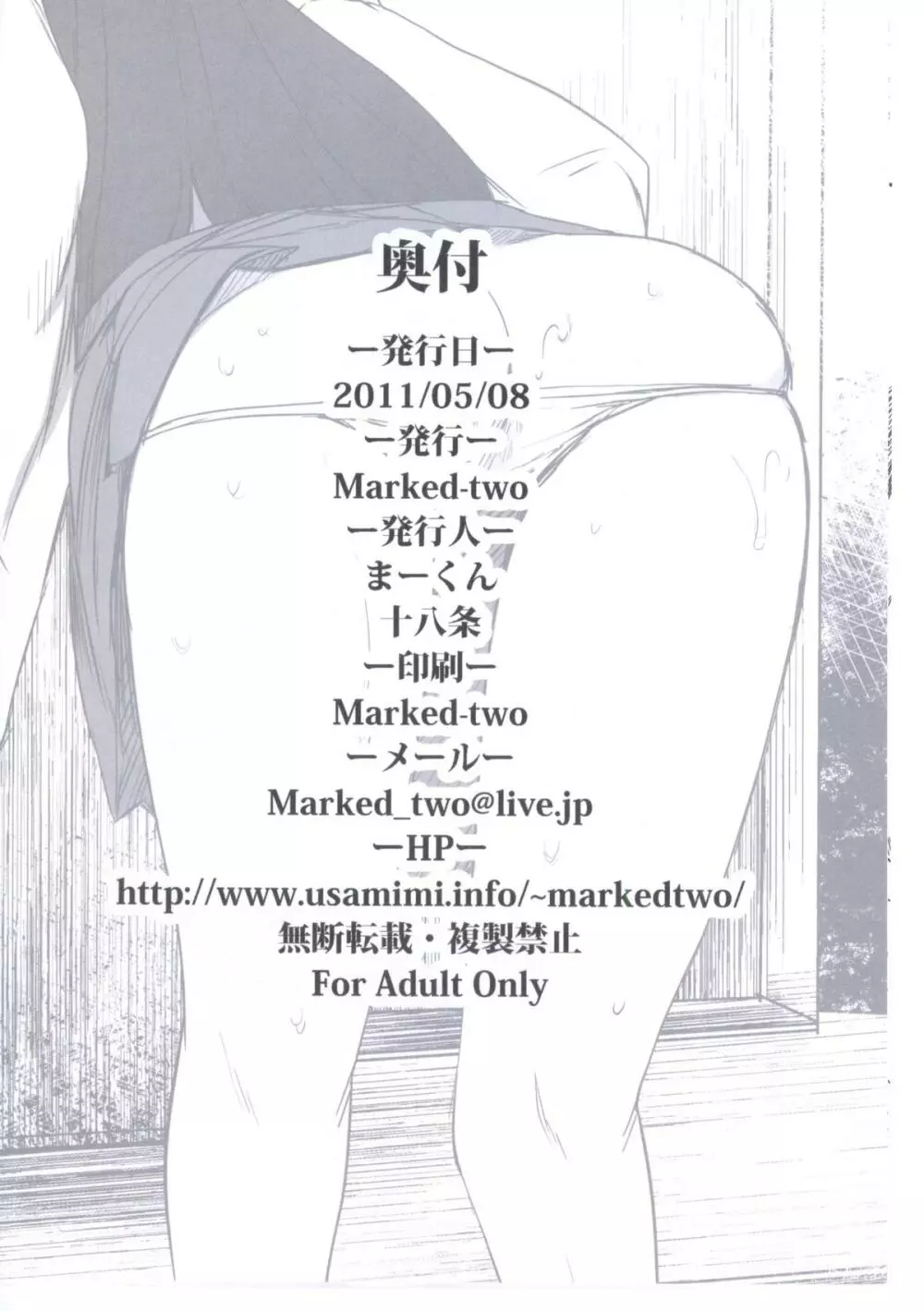(例大祭8) [Marked-two (まーくん)] Marked-two -code:1- (東方Project) Page.11