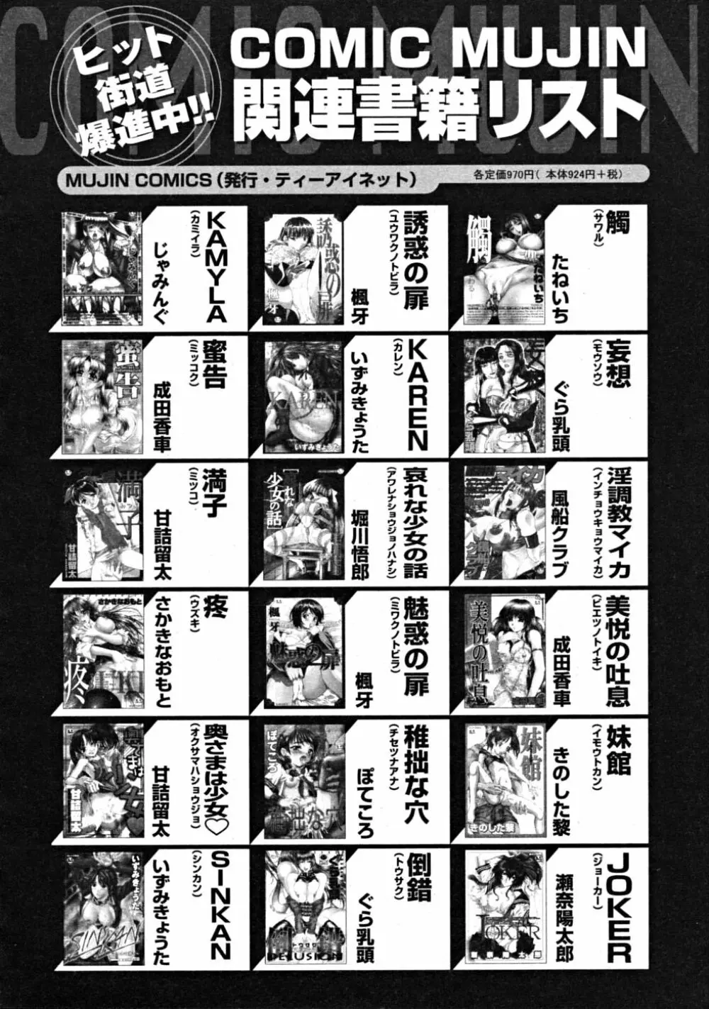COMIC MUJIN 2008年10月号 Page.628