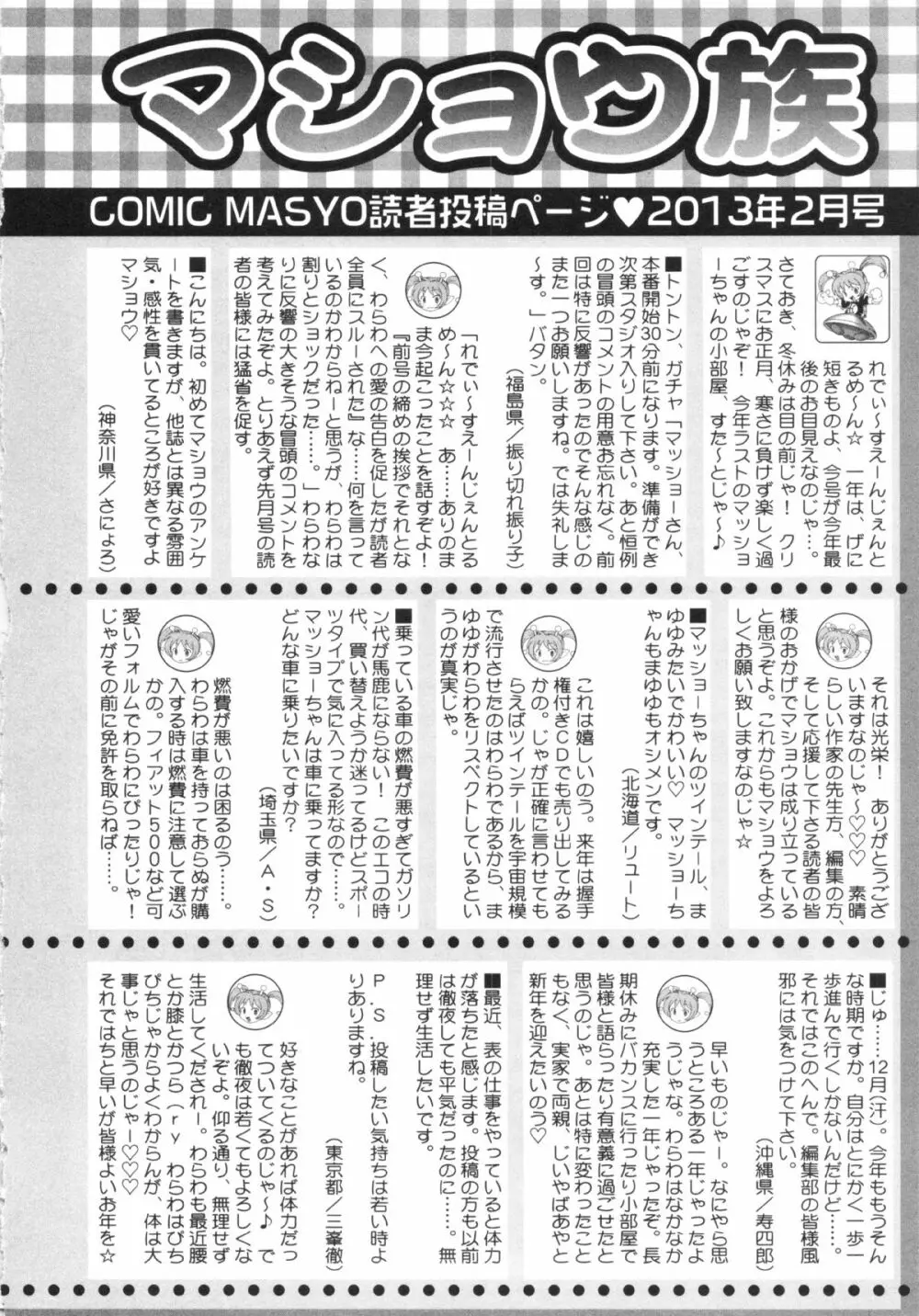 コミック・マショウ 2013年2月号 Page.254