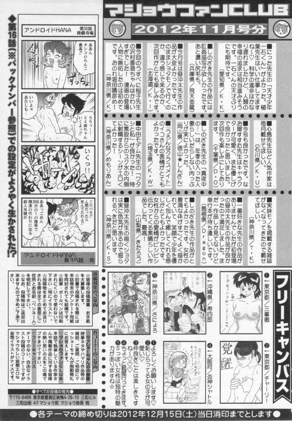 コミック・マショウ 2013年1月号 Page.255