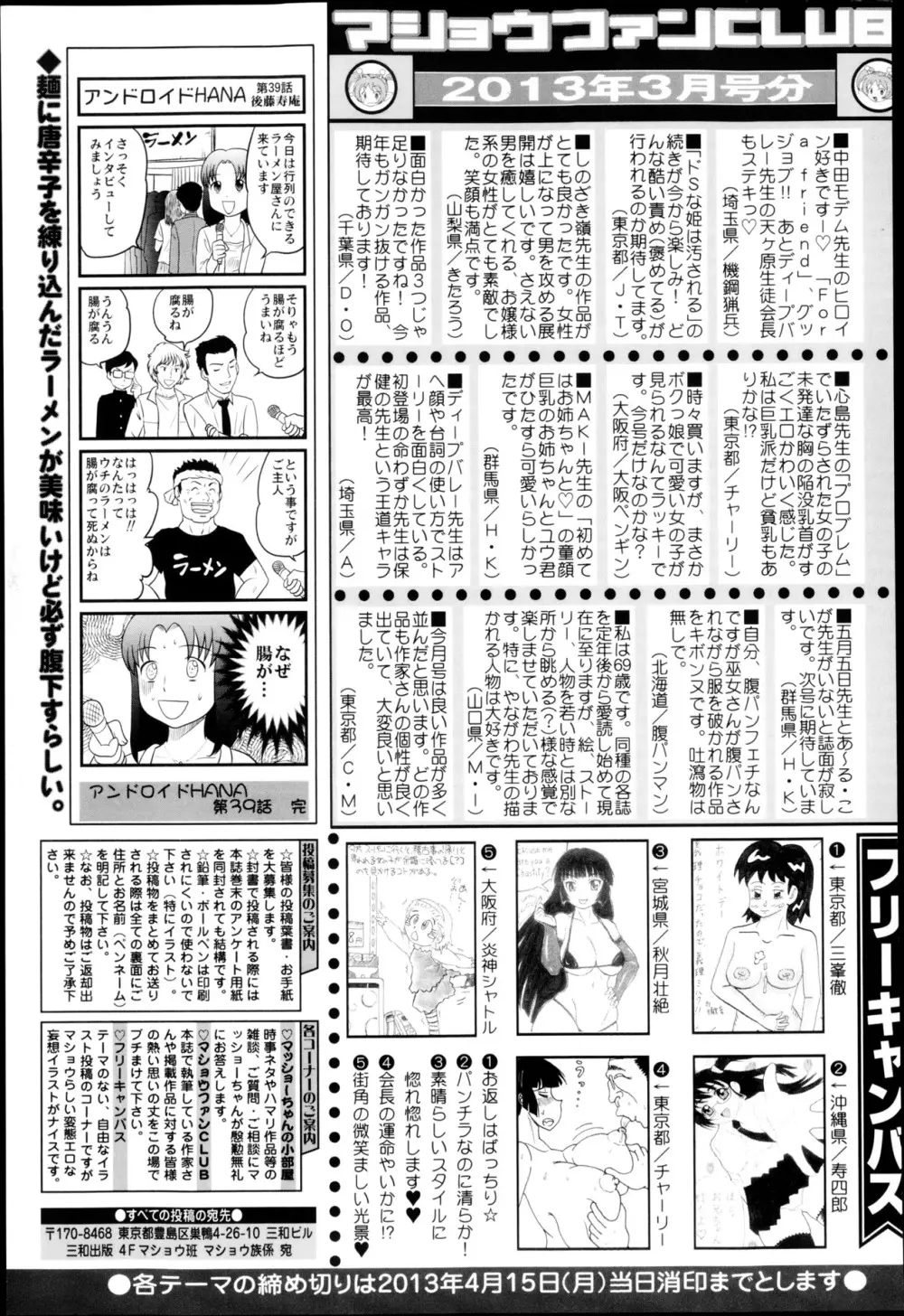 コミック・マショウ 2013年5月号 Page.256