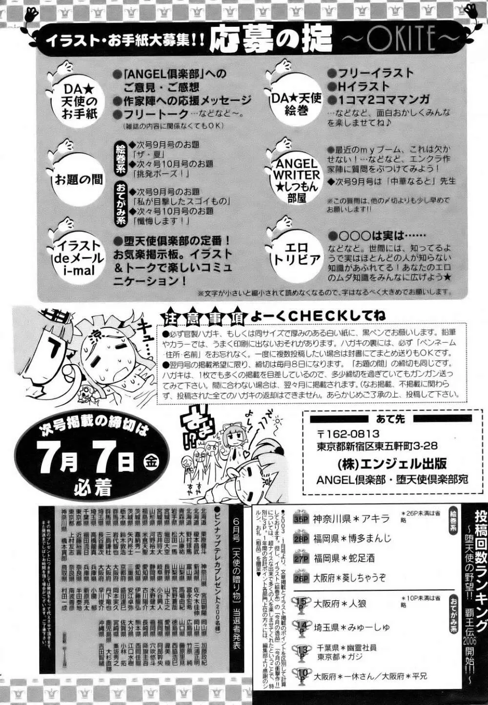 ANGEL 倶楽部 2006年8月号 Page.422